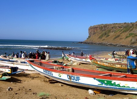 bateaux Sénégal plages